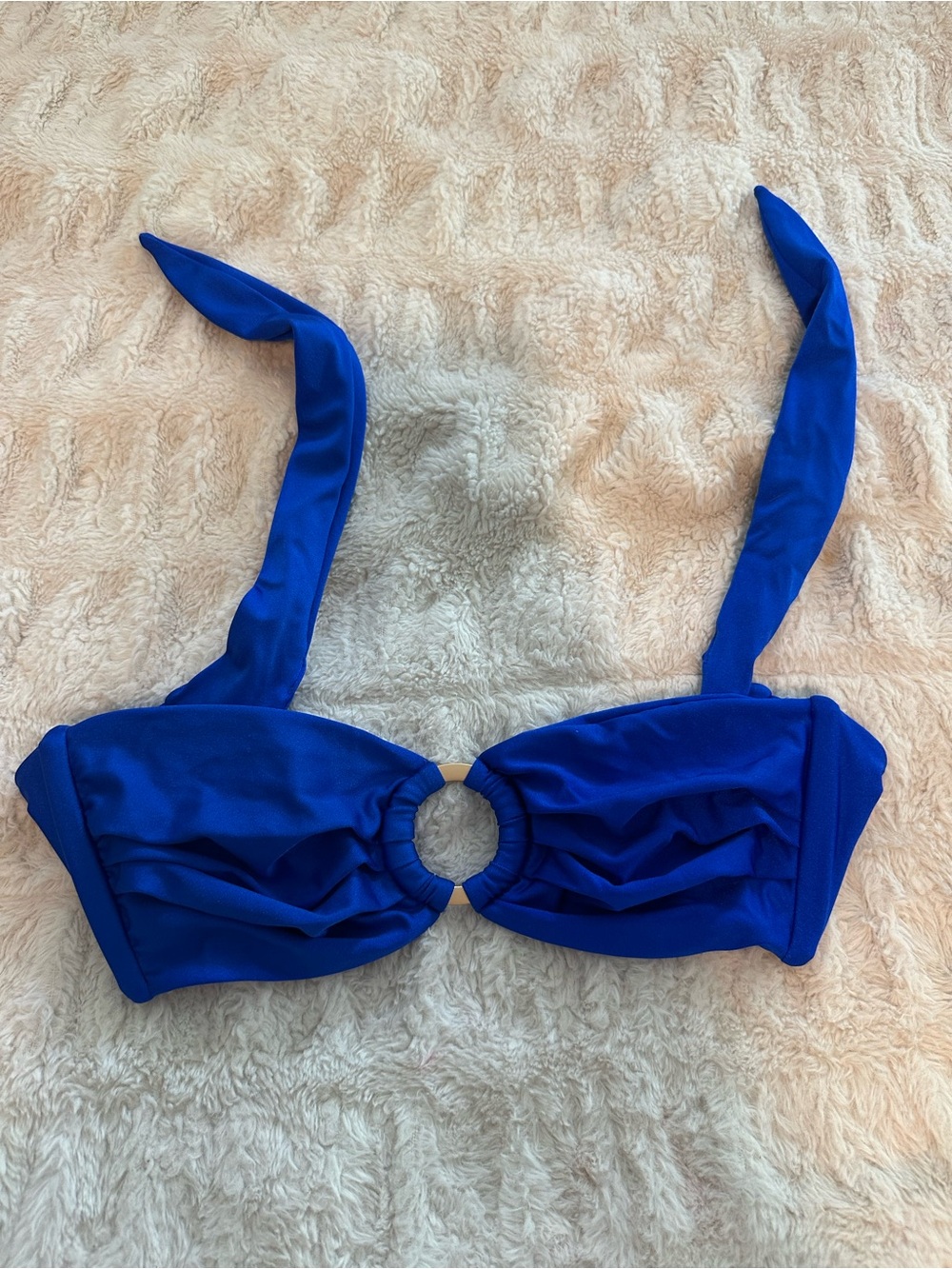 Kulani Kinis Royal Blue Bandeau Bikini Top